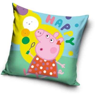 Peppa Pig sierkussen Happy 40X40 cm Multicolor Peppa Pig sierkussen Happy 40X40 cm Multicolor