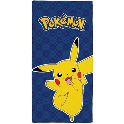 Pokemon strandlaken Pikachu 70 x 140 cm donkerblauw Multicolor Pokemon strandlaken Pikachu 70 x 140 cm donkerblauw Multicolor