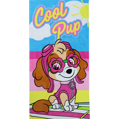 Paw Patrol strandlaken Cool Pup 70 X 140 cm - Katoen Roze Paw Patrol strandlaken Cool Pup 70 X 140 cm - Katoen Roze