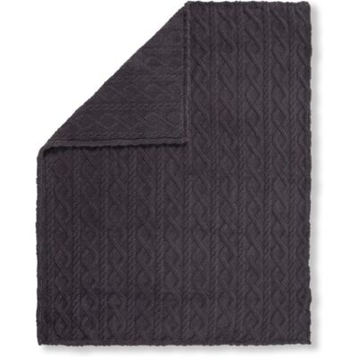 Descanso Plaid "Jacquard teddy" - Grijs - (150x200 cm) - 100% Polyester Grijs Descanso Plaid "Jacquard teddy" - Grijs - (150x200 cm) - 100% Polyester Grijs