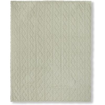 Descanso Plaid "Jacquard teddy" - Groen - (150x200 cm) - 100% Polyester Groen Descanso Plaid "Jacquard teddy" - Groen - (150x200 cm) - 100% Polyester Groen