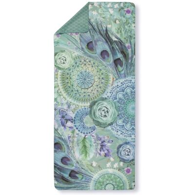HIP Reishanddoek "Kari" - Groen - (50x100 cm) - 100% Polyester Groen HIP Reishanddoek "Kari" - Groen - (50x100 cm) - 100% Polyester Groen