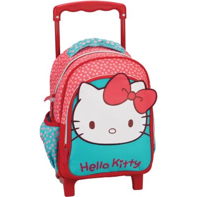 Hello Kitty trolley rolling kindergarten 30 x 25 x 15 cm Blauw Hello Kitty trolley rolling kindergarten 30 x 25 x 15 cm Blauw