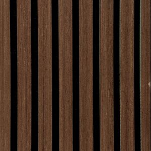 BES LED AKU Akoestisch Wandpaneel - Afimera - Wengé 260x60cm met Vilt BES LED AKU Akoestisch Wandpaneel - Afimera - Wengé 260x60cm met Vilt