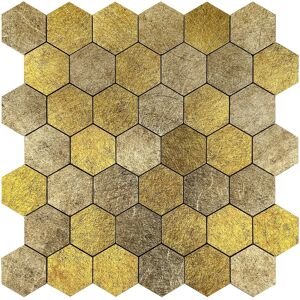 BES LED Zelfklevende Mozaïek Tegel - Afimera Honey Stone Hexagon XL - Honing - 29x28.8x4mm BES LED Zelfklevende Mozaïek Tegel - Afimera Honey Stone Hexagon XL - Honing - 29x28.8x4mm