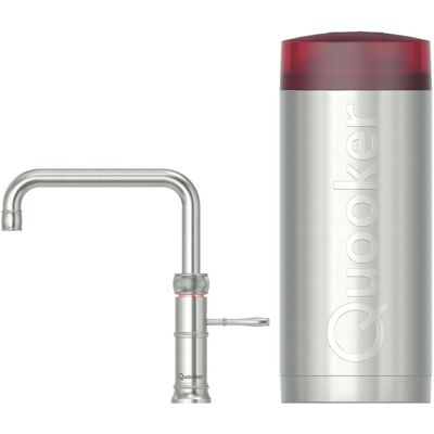 Quooker Classic Fusion Square Keukenkraan Set - Kokend Warm- en Koud Water - RVS - Inclusief COMBI Reservoir Quooker Classic Fusion Square Keukenkraan Set - Kokend Warm- en Koud Water - RVS - Inclusief COMBI Reservoir