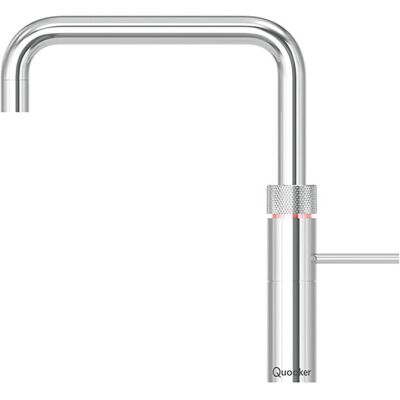 Quooker Fusion Square Keukenkraan - Kokend - Warm & Koud Water - Kindveilige Dubbeldruk - Chroom Quooker Fusion Square Keukenkraan - Kokend - Warm & Koud Water - Kindveilige Dubbeldruk - Chroom