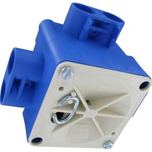 ABB - Centraaldoos - Hafobox - 55mm - 5/8inch - Incl. Deksel - Blauw ABB - Centraaldoos - Hafobox - 55mm - 5/8inch - Incl. Deksel - Blauw