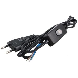 BES LED Voedingskabel met Schakelaar - Aigi Entim - 220V - 2 Aderig - 1.5 Meter - Zwart BES LED Voedingskabel met Schakelaar - Aigi Entim - 220V - 2 Aderig - 1.5 Meter - Zwart