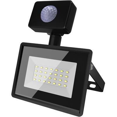 LED Breedstraler met Sensor - Velvalux Glowlit - 20 Watt - Natuurlijk Wit 4000K - Waterdicht IP65 - Flikkervrij LED Breedstraler met Sensor - Velvalux Glowlit - 20 Watt - Natuurlijk Wit 4000K - Waterdicht IP65 - Flikkervrij