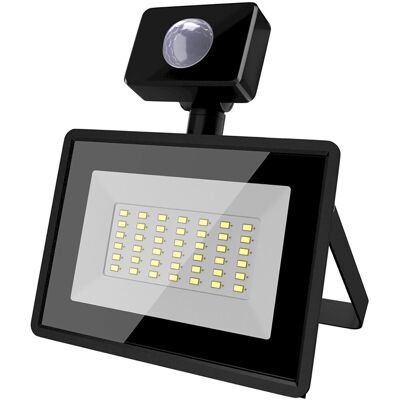 LED Breedstraler met Sensor - Velvalux Glowlit - 30 Watt - Natuurlijk Wit 4000K - Waterdicht IP65 - Flikkervrij LED Breedstraler met Sensor - Velvalux Glowlit - 30 Watt - Natuurlijk Wit 4000K - Waterdicht IP65 - Flikkervrij