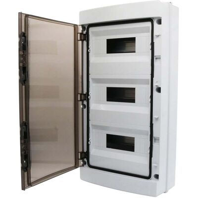 Opbouw Verdeelkast / Zekeringkast IP65 36-modules - Velvalux Panoboxpro - Waterdichte Elektrische Behuizing Opbouw Verdeelkast / Zekeringkast IP65 36-modules - Velvalux Panoboxpro - Waterdichte Elektrische Behuizing