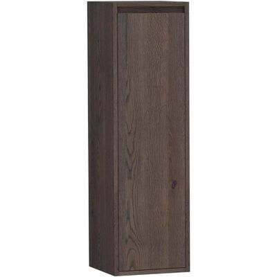 Brauer Adore - Hoge Kast - 120 cm - 1 Deur - Greeploos - Rechtsdraaiend - Lamellen Eiken Naturel Brauer Adore - Hoge Kast - 120 cm - 1 Deur - Greeploos - Rechtsdraaiend - Lamellen Eiken Naturel