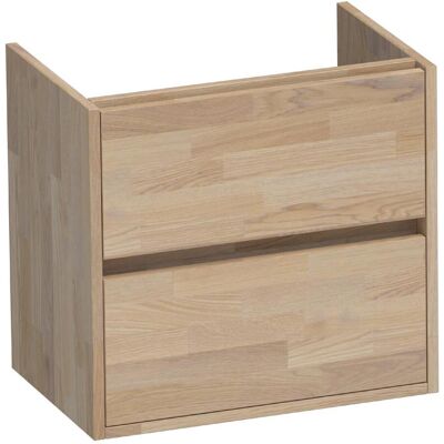 Brauer Adore - Onderkast Ondiep - 60 cm - met 2 Softclose Lades Greeploos en 1 Sifon Uitsparing - Vingerlas Eiken Grijs Brauer Adore - Onderkast Ondiep - 60 cm - met 2 Softclose Lades Greeploos en 1 Sifon Uitsparing - Vingerlas Eiken Grijs