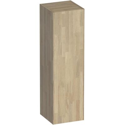 Brauer Inspire - Hoge Kast - 120 cm - 1 Deur - Greeploos - Rechtsdraaiend - Vingerlas Eiken Grijs Brauer Inspire - Hoge Kast - 120 cm - 1 Deur - Greeploos - Rechtsdraaiend - Vingerlas Eiken Grijs