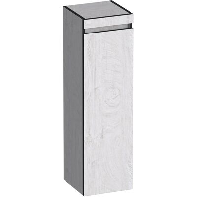 Brauer Joy - Edge - Hoge Kast - 120 cm - 1 Deur - Greeploos - Rechtsdraaiend - Forest Seashell Brauer Joy - Edge - Hoge Kast - 120 cm - 1 Deur - Greeploos - Rechtsdraaiend - Forest Seashell