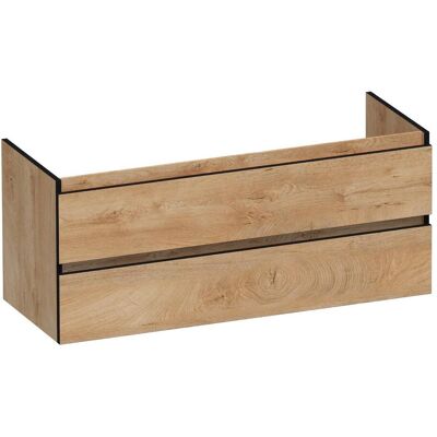 Brauer Joy Edge - Onderkast - 120 cm - met 2 Softclose Lades Greeploos en 2 Sifon Uitsparingen - Forest Tan Brauer Joy Edge - Onderkast - 120 cm - met 2 Softclose Lades Greeploos en 2 Sifon Uitsparingen - Forest Tan