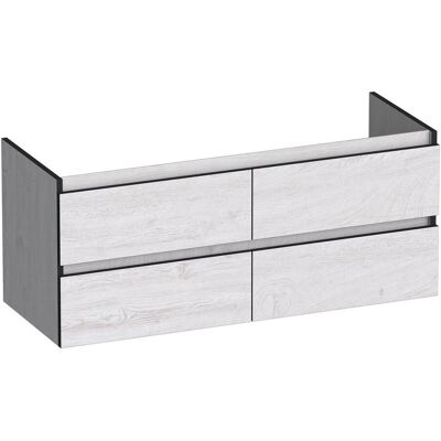 Brauer Joy Edge - Onderkast - 120 cm - met 4 Softclose Lades Greeploos en 2 Sifon Uitsparingen - Forest Seashell Brauer Joy Edge - Onderkast - 120 cm - met 4 Softclose Lades Greeploos en 2 Sifon Uitsparingen - Forest Seashell