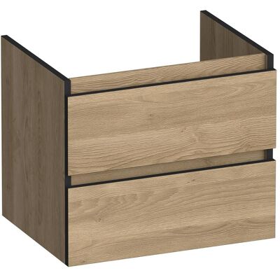 Brauer Joy Edge Onderkast 60 cm - met 2 Softclose Lades Greeploos en 1 Sifon Uitsparing - Sunlit Brauer Joy Edge Onderkast 60 cm - met 2 Softclose Lades Greeploos en 1 Sifon Uitsparing - Sunlit
