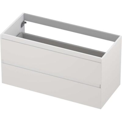 INK - Onderkast 2 Laden Greeploos Gelakt - 1000x450x520 Mm - Hoogglans Wit INK - Onderkast 2 Laden Greeploos Gelakt - 1000x450x520 Mm - Hoogglans Wit