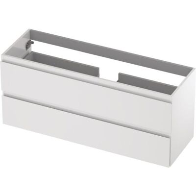 INK - Onderkast 2 Laden Greeploos Gelakt - 1200x400x520 Mm - Hoogglans Wit INK - Onderkast 2 Laden Greeploos Gelakt - 1200x400x520 Mm - Hoogglans Wit