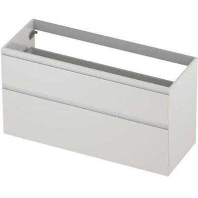 INK - Onderkast 2 Laden Greeploos Gelakt 45gr A-symmetrisch - 1200x450x650 Mm - Hoogglans Wit INK - Onderkast 2 Laden Greeploos Gelakt 45gr A-symmetrisch - 1200x450x650 Mm - Hoogglans Wit