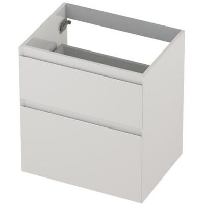 INK - Onderkast 2 Laden Greeploos Gelakt 45gr A-symmetrisch - 600x450x650 Mm - Hoogglans Wit INK - Onderkast 2 Laden Greeploos Gelakt 45gr A-symmetrisch - 600x450x650 Mm - Hoogglans Wit