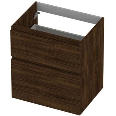 INK - Onderkast 2 Laden Greeploos Hout Decor met Houten Keerlijst A-symmetrisch - 600x450x650 Mm - Koper Eiken INK - Onderkast 2 Laden Greeploos Hout Decor met Houten Keerlijst A-symmetrisch - 600x450x650 Mm - Koper Eiken