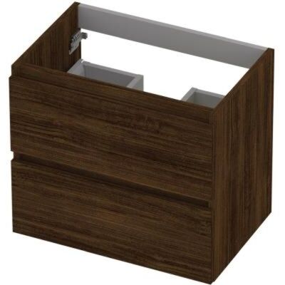 INK - Onderkast 2 Laden Greeploos met Houten Keerlijst - 600x400x520 Mm - Koper Eiken INK - Onderkast 2 Laden Greeploos met Houten Keerlijst - 600x400x520 Mm - Koper Eiken