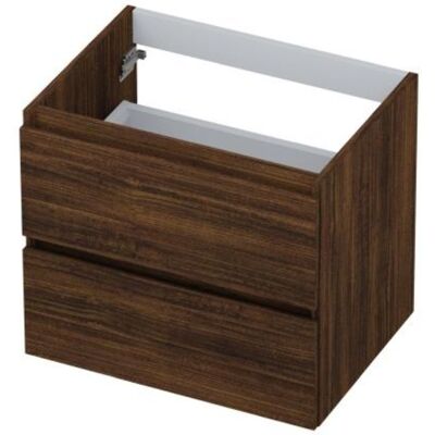 INK - Onderkast 2 Laden Greeploos met Houten Keerlijst - 600x450x520 Mm - Koper Eiken INK - Onderkast 2 Laden Greeploos met Houten Keerlijst - 600x450x520 Mm - Koper Eiken