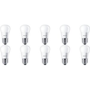 PHILIPS - LED Lamp 10 Pack - CorePro Lustre 827 P45 FR - E27 Fitting - 5.5W - Warm Wit 2700K Vervangt 40W PHILIPS - LED Lamp 10 Pack - CorePro Lustre 827 P45 FR - E27 Fitting - 5.5W - Warm Wit 2700K Vervangt 40W