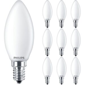 PHILIPS - LED Lamp E14 10 Pack - Corepro LEDcandle E14 Mat 2.2W 250lm - 927 Zeer Warm Wit 2700K Vervangt 25W PHILIPS - LED Lamp E14 10 Pack - Corepro LEDcandle E14 Mat 2.2W 250lm - 927 Zeer Warm Wit 2700K Vervangt 25W