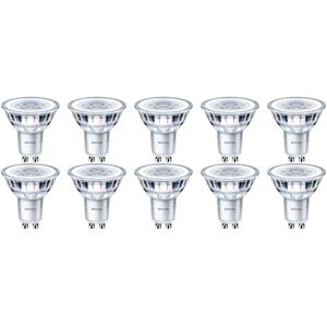 PHILIPS - LED Spot 10 Pack - CorePro 830 36D - GU10 Fitting - 3.5W - Warm Wit 3000K Vervangt 35W PHILIPS - LED Spot 10 Pack - CorePro 830 36D - GU10 Fitting - 3.5W - Warm Wit 3000K Vervangt 35W
