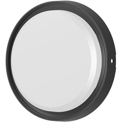 BES LED LED Buiten Wandlamp met Bewegingssensor - Brinton LED Bulkhead - 18W 2020lm - IP65 Waterdicht - 840 Natuurlijk Wit 4000K - Rond - Zwart BES LED LED Buiten Wandlamp met Bewegingssensor - Brinton LED Bulkhead - 18W 2020lm - IP65 Waterdicht - 840 Natuurlijk Wit 4000K - Rond - Zwart