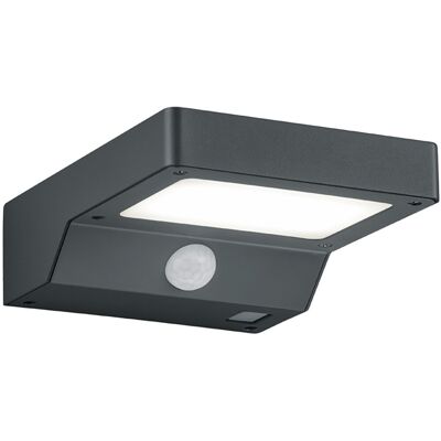 BES LED LED Solar Tuinverlichting - Trion Fominy - Zonne-energie - Bewegingssensor - 4W - Spatwaterdicht IP44 - Mat Antraciet - Kunststof BES LED LED Solar Tuinverlichting - Trion Fominy - Zonne-energie - Bewegingssensor - 4W - Spatwaterdicht IP44 - Mat Antraciet - Kunststof