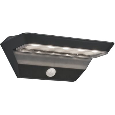BES LED LED Solar Tuinverlichting - Trion Menira - Zonne-energie - Bewegingssensor - 5W - Spatwaterdicht IP44 - Mat Antraciet - Kunststof BES LED LED Solar Tuinverlichting - Trion Menira - Zonne-energie - Bewegingssensor - 5W - Spatwaterdicht IP44 - Mat Antraciet - Kunststof