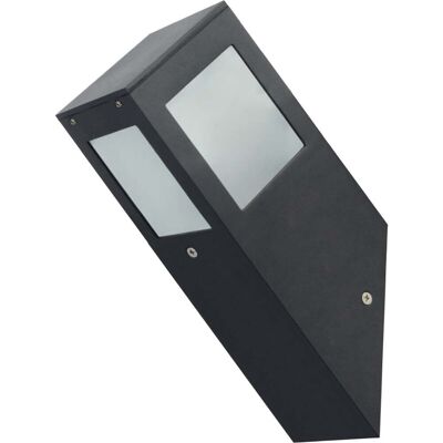 BES LED LED Tuinverlichting - Buitenlamp - Kavy 1 - Wand - Aluminium Mat Zwart - E27 - Vierkant BES LED LED Tuinverlichting - Buitenlamp - Kavy 1 - Wand - Aluminium Mat Zwart - E27 - Vierkant
