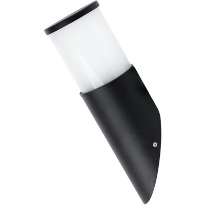 BES LED LED Tuinverlichting - Buitenlamp - Kavy 1 - Wand - Aluminium Mat Zwart - E27 - Rond BES LED LED Tuinverlichting - Buitenlamp - Kavy 1 - Wand - Aluminium Mat Zwart - E27 - Rond