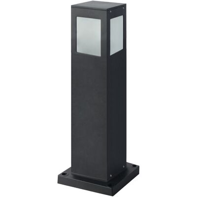 BES LED LED Tuinverlichting - Buitenlamp - Kavy 4 - Staand - Aluminium Mat Zwart - E27 - Vierkant BES LED LED Tuinverlichting - Buitenlamp - Kavy 4 - Staand - Aluminium Mat Zwart - E27 - Vierkant