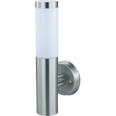 BES LED LED Tuinverlichting - Buitenlamp - Laurea 2 - Wand - RVS - E27 - Rond BES LED LED Tuinverlichting - Buitenlamp - Laurea 2 - Wand - RVS - E27 - Rond