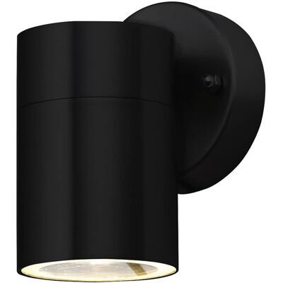 BES LED LED Tuinverlichting - Buitenlamp - Magnolia - 1-lichts - GU10 Fitting - Wandlamp - RVS - Mat Zwart - Rond BES LED LED Tuinverlichting - Buitenlamp - Magnolia - 1-lichts - GU10 Fitting - Wandlamp - RVS - Mat Zwart - Rond
