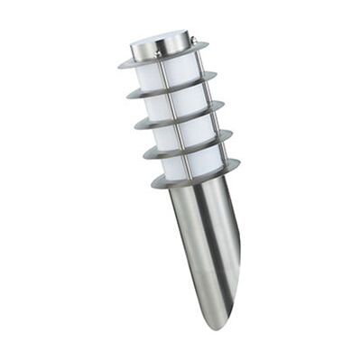 BES LED LED Tuinverlichting - Buitenlamp - Nalid 1 - Wand - RVS - E27 - Rond BES LED LED Tuinverlichting - Buitenlamp - Nalid 1 - Wand - RVS - E27 - Rond
