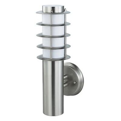 BES LED LED Tuinverlichting - Buitenlamp - Nalid 2 - Wand - RVS - E27 - Rond BES LED LED Tuinverlichting - Buitenlamp - Nalid 2 - Wand - RVS - E27 - Rond