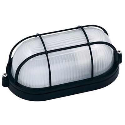 BES LED LED Tuinverlichting - Buitenlamp - Torina - Wand - Aluminium Mat Zwart - E27 - Ovaal BES LED LED Tuinverlichting - Buitenlamp - Torina - Wand - Aluminium Mat Zwart - E27 - Ovaal
