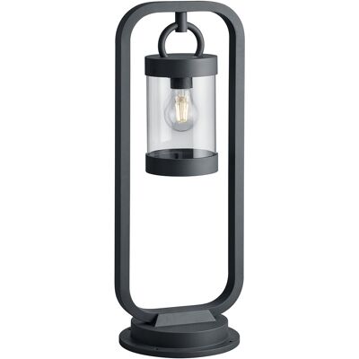 BES LED LED Tuinverlichting met Dag en Nacht Sensor- Staand - Buitenlamp - Trion Semby - E27 Fitting - Spatwaterdicht IP44 - Mat Antraciet - Aluminium BES LED LED Tuinverlichting met Dag en Nacht Sensor- Staand - Buitenlamp - Trion Semby - E27 Fitting - Spatwaterdicht IP44 - Mat Antraciet - Aluminium