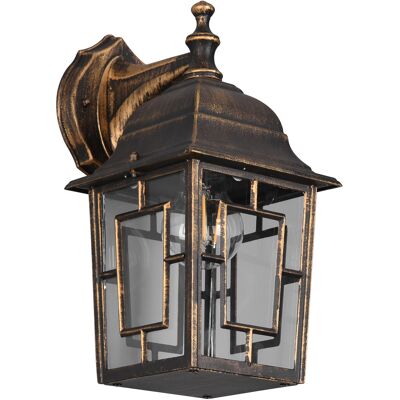 BES LED LED Tuinverlichting - Buitenlamp - Trion Torno - E27 Fitting - 1 Lichtpunt - Spatwaterdicht IP44 - Brons - Alumunium BES LED LED Tuinverlichting - Buitenlamp - Trion Torno - E27 Fitting - 1 Lichtpunt - Spatwaterdicht IP44 - Brons - Alumunium