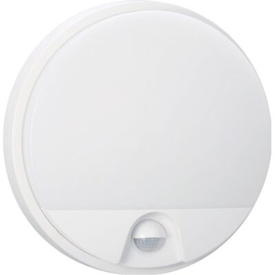 BES LED LED Tuinverlichting met Bewegingssensor - Hoktan - Wandlamp Buiten - 15W - Natuurlijk Wit 4200K - Mat Wit - Rond BES LED LED Tuinverlichting met Bewegingssensor - Hoktan - Wandlamp Buiten - 15W - Natuurlijk Wit 4200K - Mat Wit - Rond