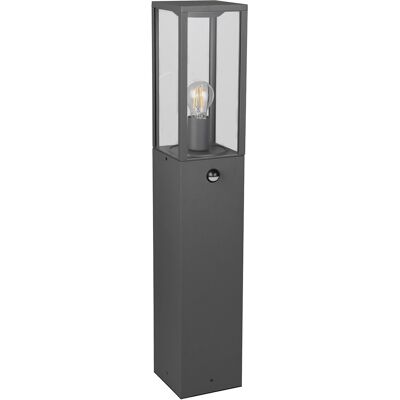 BES LED LED Tuinverlichting - Staand Buitenlamp - Trion Onno - E27 Fitting - Bewegingssensor - Spatwaterdicht IP44 - Antraciet - Aluminium BES LED LED Tuinverlichting - Staand Buitenlamp - Trion Onno - E27 Fitting - Bewegingssensor - Spatwaterdicht IP44 - Antraciet - Aluminium