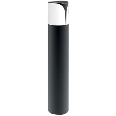 BES LED LED Tuinverlichting - Staande Buitenlamp - Brinton Milan - E27 Fitting - Mat Antraciet - Rond - Aluminium - 50cm BES LED LED Tuinverlichting - Staande Buitenlamp - Brinton Milan - E27 Fitting - Mat Antraciet - Rond - Aluminium - 50cm