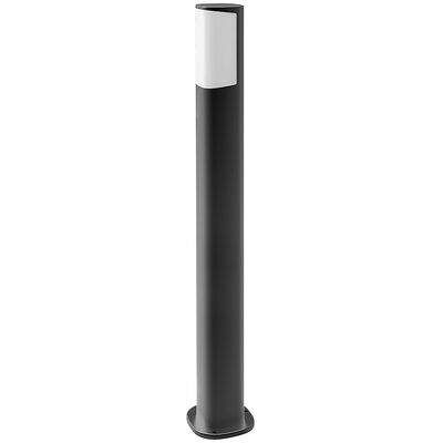 BES LED LED Tuinverlichting - Staande Buitenlamp - Brinton Tarin - 7W - Warm Wit 3000K - Mat Antraciet - Rond - Aluminium - 80cm BES LED LED Tuinverlichting - Staande Buitenlamp - Brinton Tarin - 7W - Warm Wit 3000K - Mat Antraciet - Rond - Aluminium - 80cm